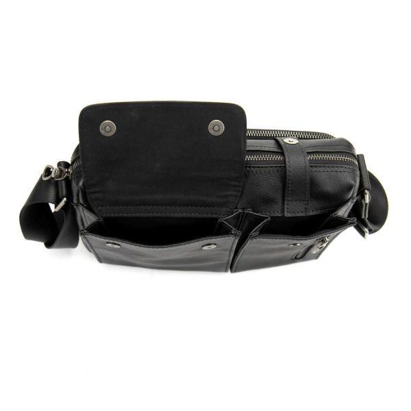 Шкіряна сумка через плече горизонтальна Tiding Bag 1628A