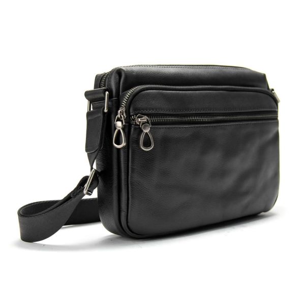 Шкіряна сумка через плече горизонтальна Tiding Bag 1628A