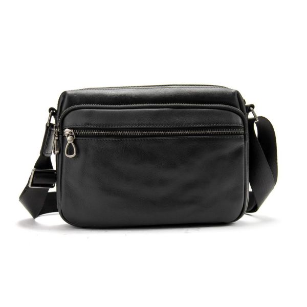 Шкіряна сумка через плече горизонтальна Tiding Bag 1628A