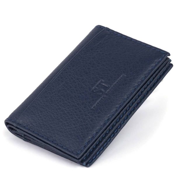 Візитниця-книга ST Leather 19217 темно-синя Візитниця-книга ST Leather 19217 темно-синя