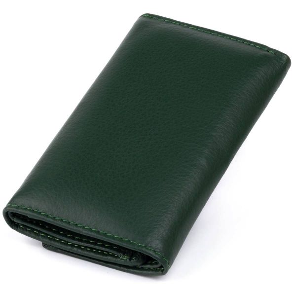Ключница-кошелек унисекс ST Leather 19224 зеленая
