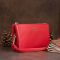 Вместительный клатч из двух частей женский ST Leather 19251 красный