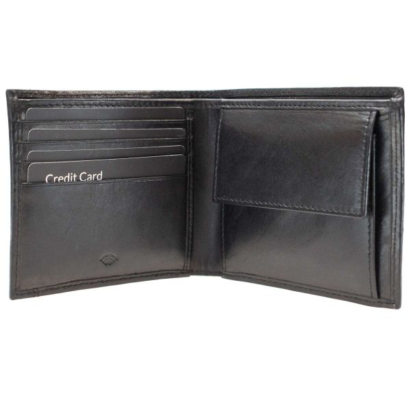 Портмоне чоловіче шкіряне Semi Line RFID Black (P8267-0)