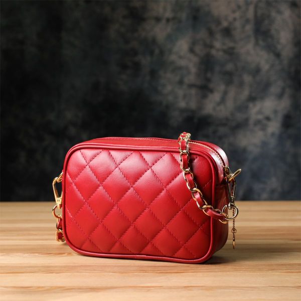 Стильна сумка з натуральної шкіри Tony Perotti 20838_1 (CA006-01DR dk red) червона