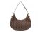 Напівкругла сумка з екошкіри Lilly P2-7056DB темно коричнева