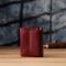 Мініатюрний жіночий гаманець із натуральної шкіри ST Leather 23082 бордовий