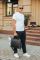 Шкіряна чоловіча ділова сумка-портфель чорна Tiding Bag 30987