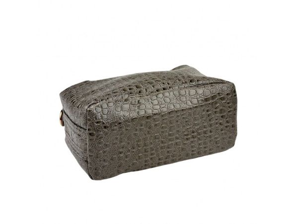 Маленька сумка з екошкіри Lilly P2-86145G сіра