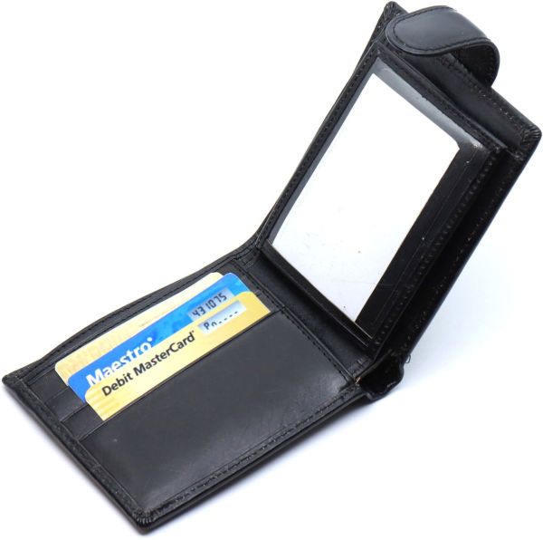 Стильне шкіряне портмоне ST Leather В 103 чорне