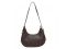 Напівкругла сумка з екошкіри Lilly P2-7056DB темно коричнева