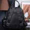 Рюкзак жіночий чорний шкіряний з ременем 35538 Tiding Bag