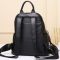 Жіночий класичний шкіряний рюкзак чорний міського типу 85378 Tiding Bag