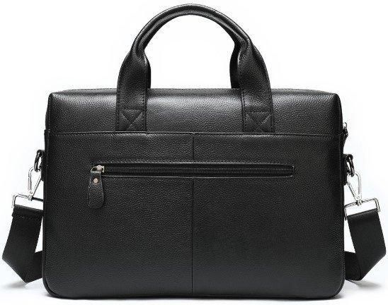 Чоловіча сумка для ноутбука й документів чорна SK N76955 Tiding Bag