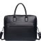 Шкіряна чоловіча сумка-портфель для ноутбука Tiding Bag M364A чорна