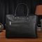 Шкіряна чоловіча сумка-портфель для ноутбука Tiding Bag M364A чорна