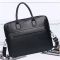Шкіряна чоловіча сумка-портфель для ноутбука Tiding Bag M364A чорна