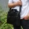 Чоловічий шкіряний діловий портфель для ноутбука чорний TD-23995 Tiding Bag