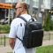 Стильний і практичний чоловічий шкіряний рюкзак для ноутбука та документів чорний TD-93898 Tiding Bag