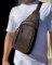 Чоловічий слінг 17х30х6  зі шкіри крейзі хорс для телефону Tiding Bag 6349 коричневий