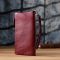 Шкіряний гаманець на три відділення ST Leather 23108 бордовий