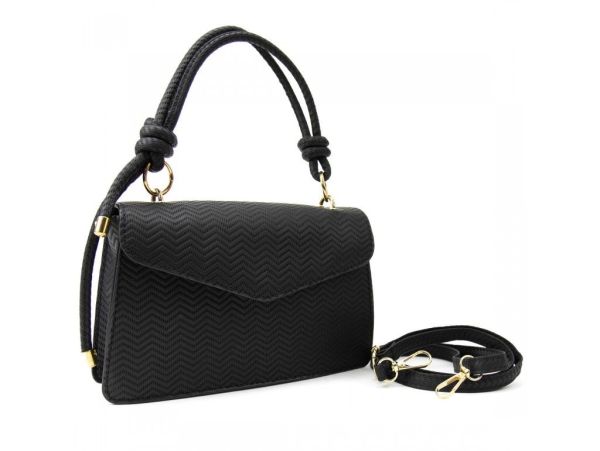 Кросбоді каркасне з еко-шкіри Lilly P1-86148A чорне
