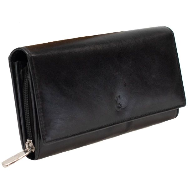 Гаманець жіночий шкіряний Semi Line RFID Black (P8264-0)