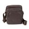 Месенджер в гладкій шкірі коричневий Tiding Bag 8718C коричневий