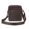Месенджер в гладкій шкірі коричневий Tiding Bag 8718C коричневий