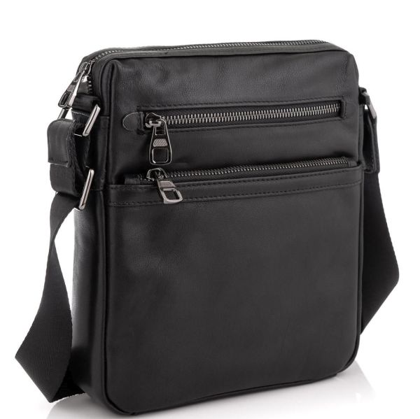 Сумка на плече чоловіча шкіряна Tiding Bag 9830A
