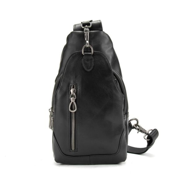 Слінг із замком шкіряний TIDING BAG A0011A