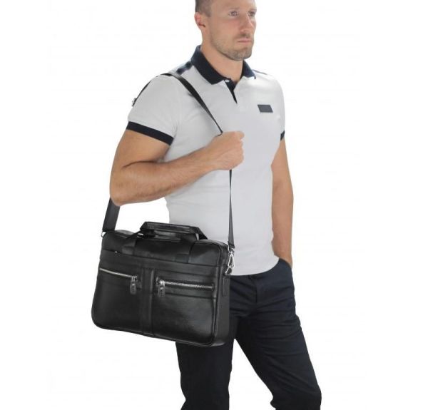 Шкіряна сумка для ноутбука чоловіча Tiding Bag A25-1120A