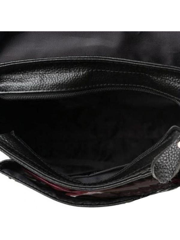 Чоловіча якісна шкіряна сумка через плече Tiding Bag A25-1278A