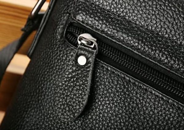 Чоловіча якісна шкіряна сумка через плече Tiding Bag A25-1278A
