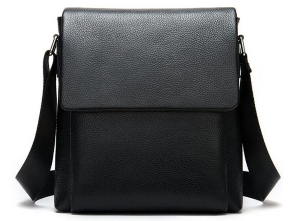 Чоловіча якісна шкіряна сумка через плече Tiding Bag A25-1278A
