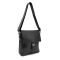 Мессенджер чорний шкіряний TIDING BAG A25-8805A