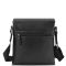 Чоловіча шкіряна сумка через плече чорна Tiding Bag A25F-9913A