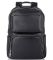Чоловічий шкіряний рюкзак для ноутбука чорний Tiding Bag B3-154A