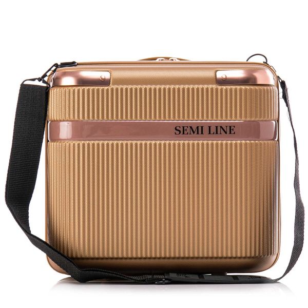 Бьюті-кейс Semi Line 16L Gold (T5667-1)