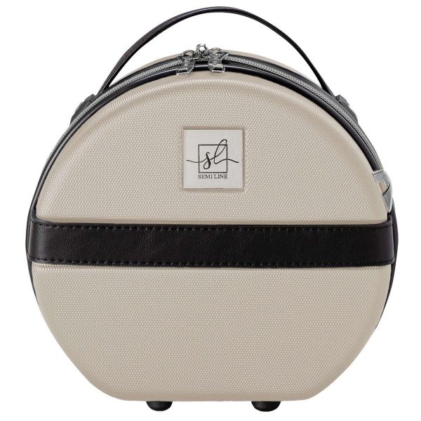 Бьюті-кейс Semi Line 5L Champagne/Black (T5674-1)