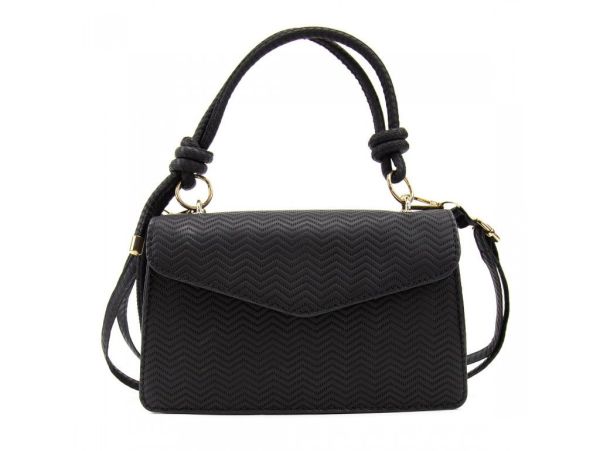 Кросбоді каркасне з еко-шкіри Lilly P1-86148A чорне