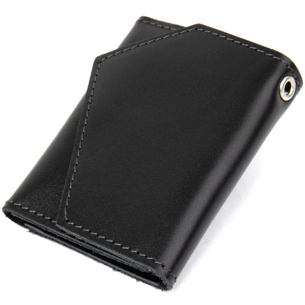 Добротная кожаная ключница Grande Pelle 11354 черный