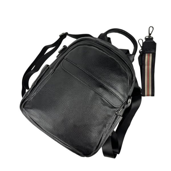 Шкіряний жіночий чорний рюкзак Olivia Leather F-FL-NWBP27-8061A