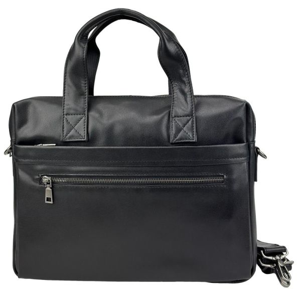 Сумка шкііряна для документів Tiding Bag 1663A чорна