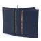 Визитница-книга ST Leather 19217 темно-синяя