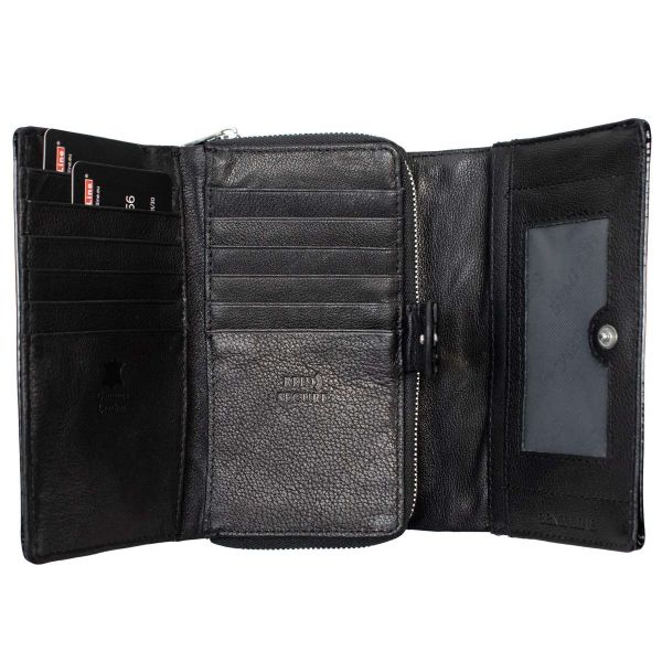 Гаманець жіночий шкіряний Semi Line RFID Black (P8229-0)