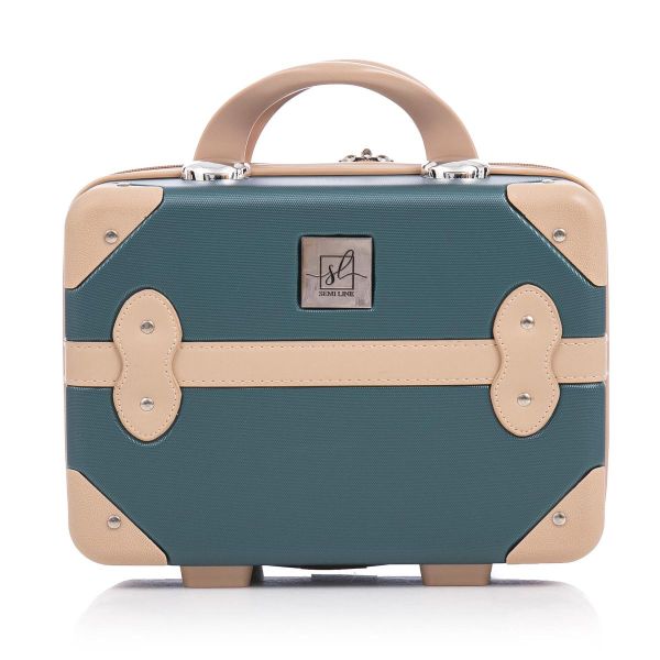Бьюті-кейс Semi Line 10L Green-Navy (T5838-1)