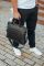 Шкіряна чоловіча ділова сумка-портфель чорна Tiding Bag 30987