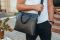 Шкіряна чоловіча ділова сумка-портфель чорна Tiding Bag 30987