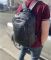 Міський чоловічий рюкзак шкіряний чорний Tiding Bag B2-03555A