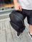 Чоловічий міський шкіряний рюкзак чорний Tiding Bag 60320